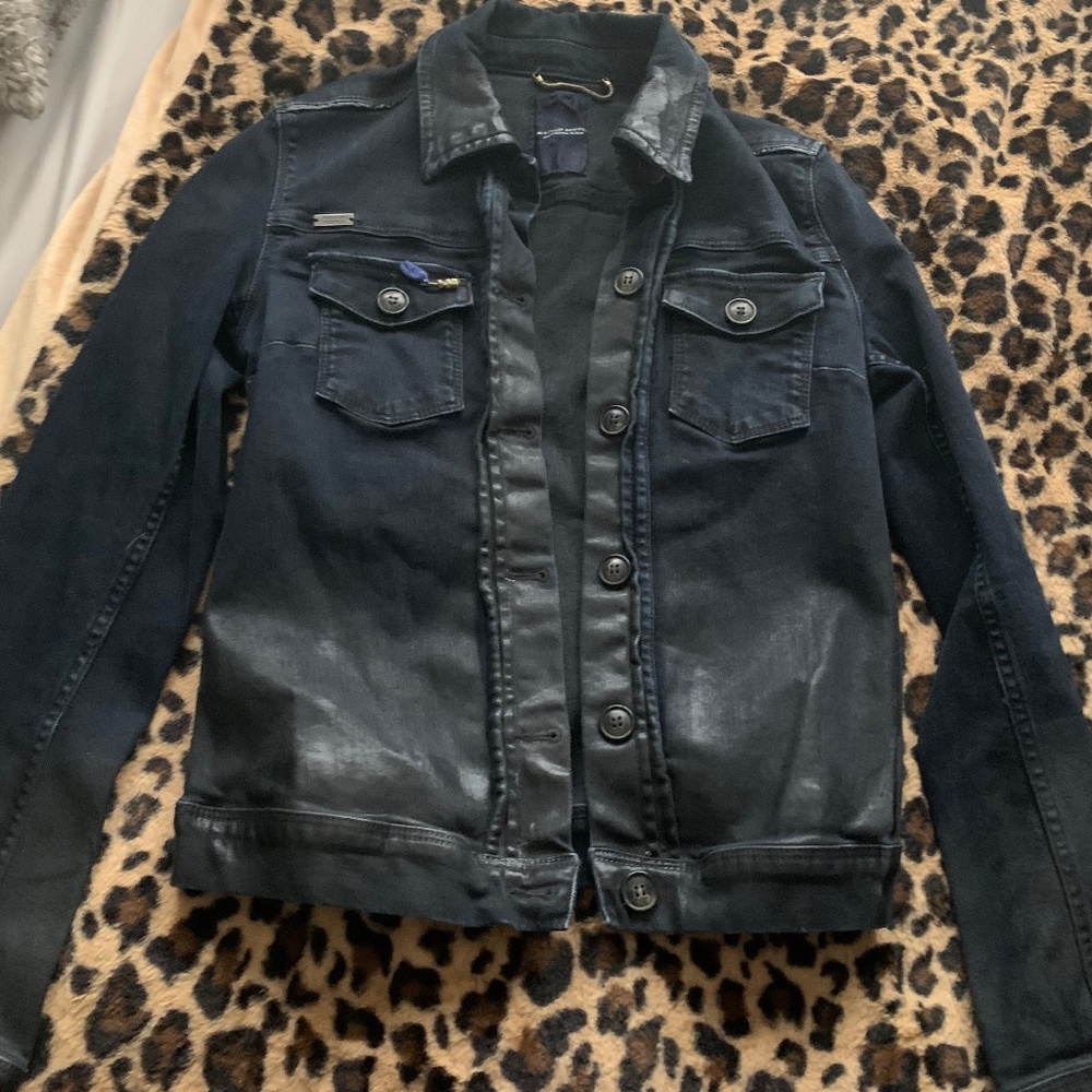 Maison Scotch Amsterdams Blauw Wax Finish Denim S